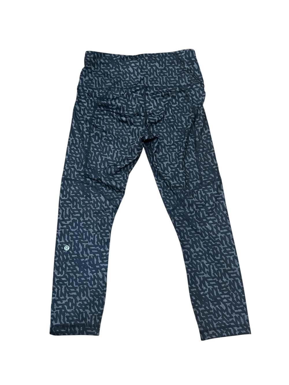 lululemon athletica Black Abstract Pattern Leggings
